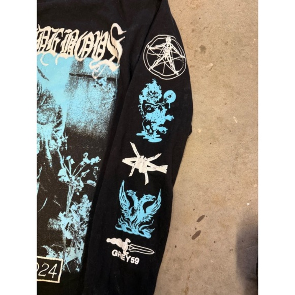 Suicideboys G59 Grey Day Tour 2024‎ Long Sleeve Shirt Black Mens Medium - Picture 3 of 5